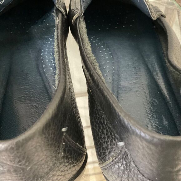 Tommy Bahama Loafers Men’s 10D Black Pebbled Leather Nassau slip Driving Shoes main image 11